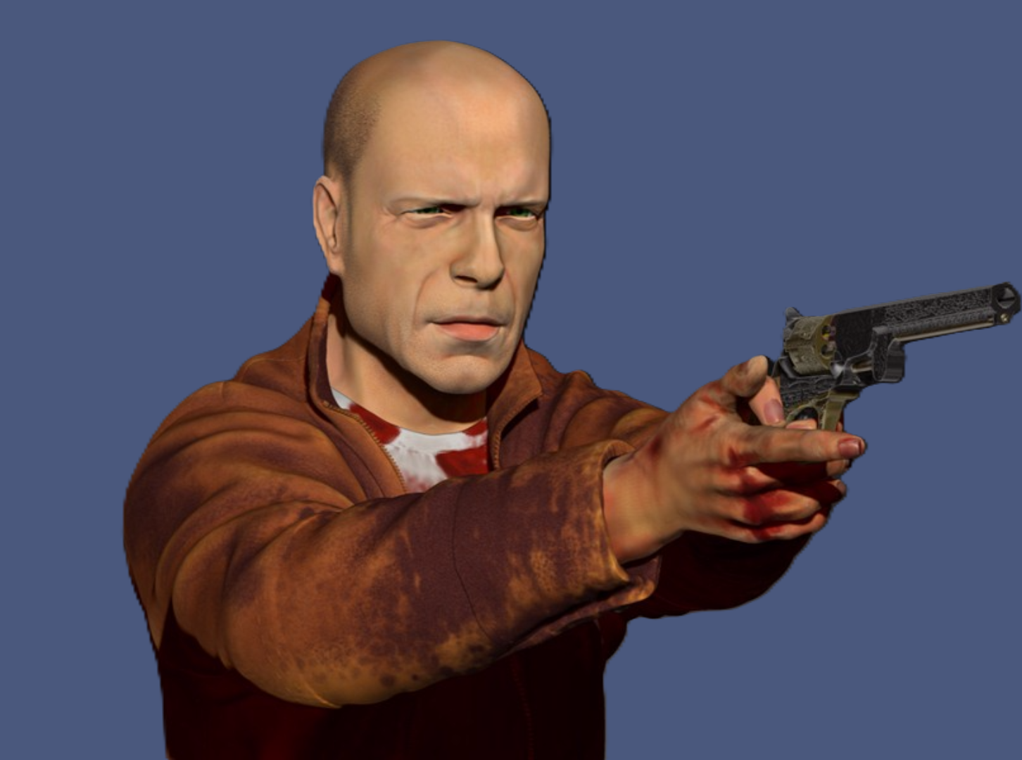 3D моделирование в zBrush, Брюс